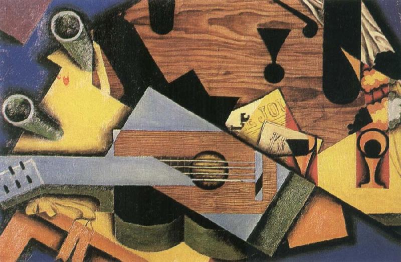 Juan Gris The still lief having Guitar oil painting picture
